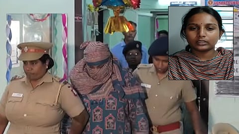 அமைச்சரின் பெயரை குறிப்பிட்டு போலீசாருக்கு மிரட்டல் விடுத்த பெண் - மன்னிப்பு கேட்டு வீடியோ வெளியீடு