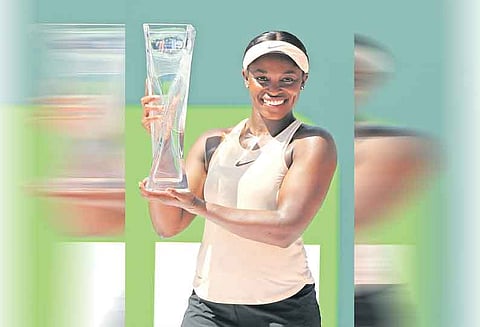 மியாமி டென்னிஸ்: அமெரிக்க வீராங்கனை ஸ்டீபன்ஸ் ‘சாம்பியன்’