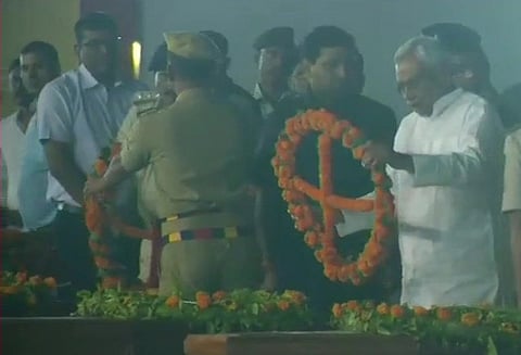 ஈராக்கில் கொல்லப்பட்ட பீகார் மாநிலத்தை சேர்ந்தவர்களின் உடல்கள் பாட்னா வந்தது நிதிஷ்குமார் அஞ்சலி