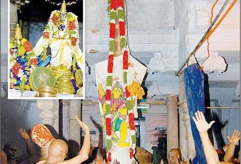 திருவெள்ளரை பெருமாள் கோவில் ரத உற்சவ விழா கொடியேற்றத்துடன் தொடங்கியது