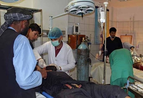 ஆப்கானிஸ்தானில் ராணுவம் குண்டுவீசி தாக்கியதில் பள்ளிக்கூட்டம் தரைமட்டமானது 150 பேர் பலி