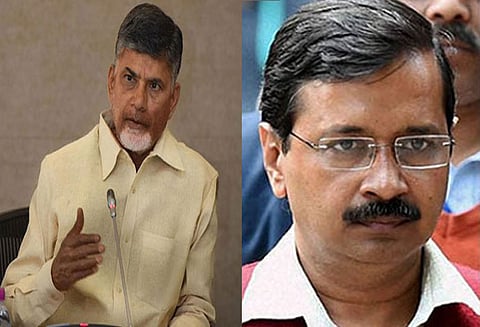 டெல்லி முதல்வர் நாளை சந்திரபாபு நாயுடுவை சந்திக்கிறார்