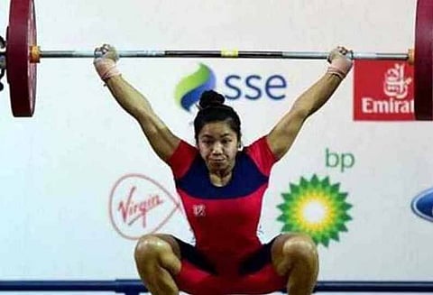 காமன்வெல்த் போட்டி பளுதூக்கும் போட்டி இந்திய வீராங்கனை மீராபாய் சானு தங்கம் வென்றார்