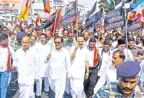 காவிரி விவகாரத்தில் எத்தகைய வழக்குகளையும் சந்திக்க தயார்: திமுக செயல் தலைவர் ஸ்டாலின்