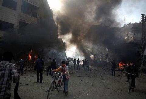 சிரியாவில் அரசு படை தாக்குதலில் 8 குழந்தைகள் உள்பட 30 பேர் பலி