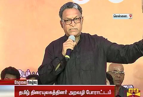 காவிரி மேலாண்மை வாரியம் அமைப்பது என்பது உரிமை; பேராசை அல்ல: நடிகர் நாசர் பேச்சு