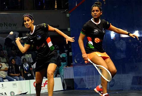 காமன்வெல்த் ஸ்குவாஷ் போட்டியில் இந்திய ஜோடிக்கு வெள்ளிப்பதக்கம்