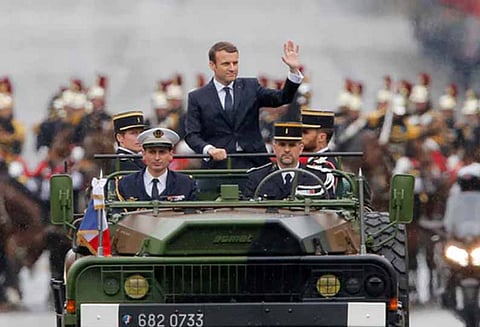 சிரியாவில் இருந்து ராணுவத்தை திரும்பப் பெற வேண்டாம் என அமெரிக்காவை சம்மதிக்கவைத்த பிரான்ஸ் ஜனாதிபதி