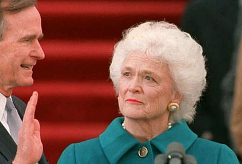 அமெரிக்க முன்னாள் அதிபர் ஜார்ஜ் புஷ்சின் மனைவி மரணம்