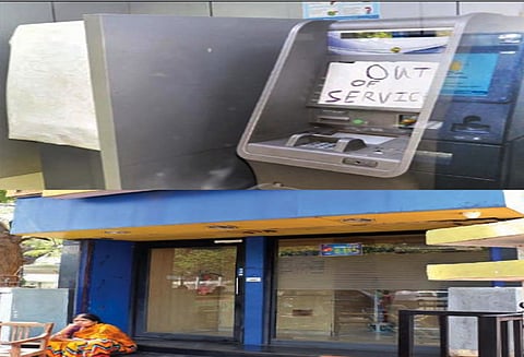 ஏ.டி.எம்.களில் பணம் தட்டுப்பாட்டால் வாடிக்கையாளர்கள் அவதி உடனே சீர்படுத்த கோரிக்கை