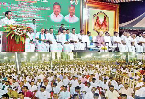 காவிரி நீர் பிரச்சினையில் தமிழகத்துக்கு துரோகம் செய்தவர் கருணாநிதி எடப்பாடி பழனிசாமி குற்றச்சாட்டு