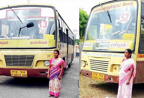 விபத்து இழப்பீடு தொகை வழங்காததால் ராசிபுரத்தில் 2 அரசு பஸ்கள் ஜப்தி