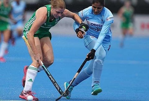 பெண்கள் உலக கோப்பை ஆக்கி: கால்இறுதியில் இந்தியாவை வீழ்த்தியது அயர்லாந்து