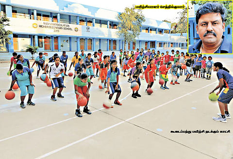 அன்று: கிராமத்து மாணவர்கள் இன்று: தேசிய வீரர்கள்