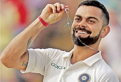 டெஸ்ட் பேட்ஸ்மேன்களின் தரவரிசையில் முதல்முறையாக ‘நம்பர் ஒன்’ இடத்தை பிடித்தார் விராட் கோலி