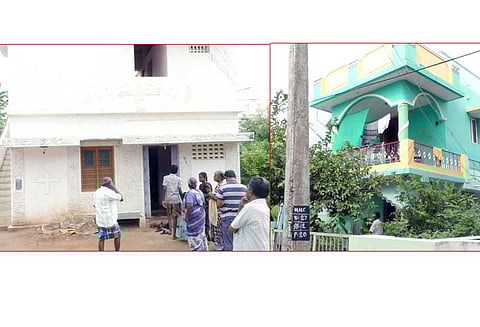 மணப்பாறை அருகே அடுத்தடுத்து 5 வீடுகளின் பூட்டை உடைத்து நகை-பணம் கொள்ளை