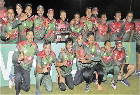 வெஸ்ட்இண்டீசுக்கு எதிரான கடைசி 20 ஓவர் கிரிக்கெட்: வங்காளதேச அணி வெற்றி
