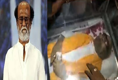 கோபாலபுரம் வீட்டில் கருணாநிதியின் உடல்: ரஜினிகாந்த் அஞ்சலி