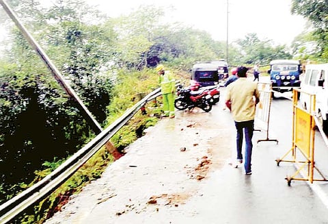 குடகு மாவட்டத்தில் மீண்டும் கனமழை பொதுமக்களின் இயல்பு வாழ்க்கை பாதிப்பு