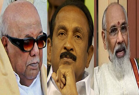 கருணாநிதி மறைவுக்கு வைகோ, இலங்கை மாகாண முதல்-மந்திரி விக்னேசுவரன் இரங்கல்