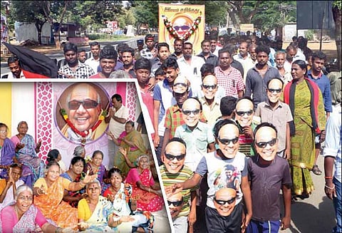 கருணாநிதி மரணம்: சேலத்தில் தி.மு.க.வினர் மவுன ஊர்வலம்