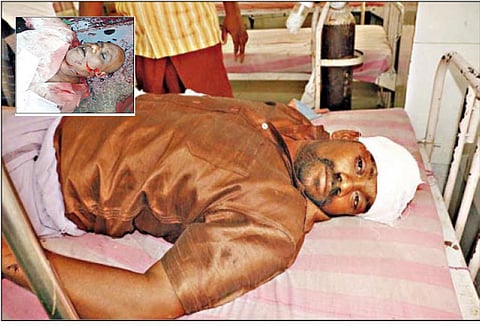 செம்பட்டி அருகே, முன்விரோதத்தில் தி.மு.க. பிரமுகர் வெட்டிக்கொலை