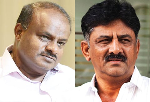 பா.ஜனதா எம்.எல்.ஏ.க்கள் 10 பேரை இழுக்க குமாரசாமி-டி.கே.சிவக்குமார் ஆலோசனை