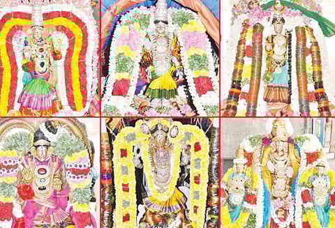 ஆடிப்பூரத்தையொட்டி கும்பகோணம் மகாமக குளத்தில் தீர்த்தவாரி பக்தர்கள் புனித நீராடி சாமி தரிசனம்