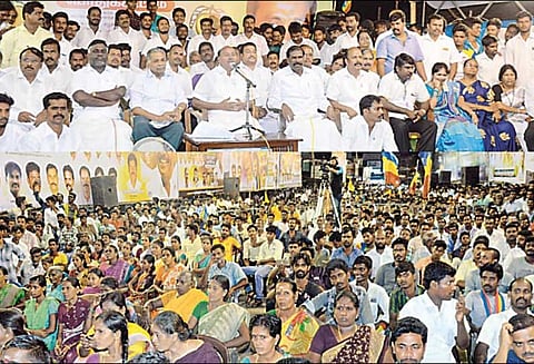 விவசாயத்தை பாதுகாக்க காவிரியில் மணல் அள்ளுவதை தடுக்க வேண்டும் - டாக்டர் ராமதாஸ்