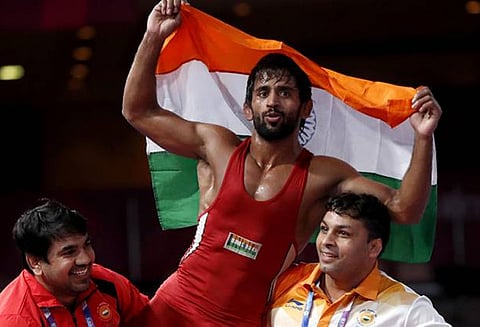 மல்யுத்தத்தில் தங்கப்பதக்கம் வென்ற பஜ்ரங் பூனியாவுக்கு ரூ.3 கோடி பரிசு - அரியானா அரசு அறிவிப்பு