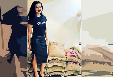 கேரளாவுக்கு அரிசி, பருப்பு அனுப்பிய நடிகை சன்னிலியோன்