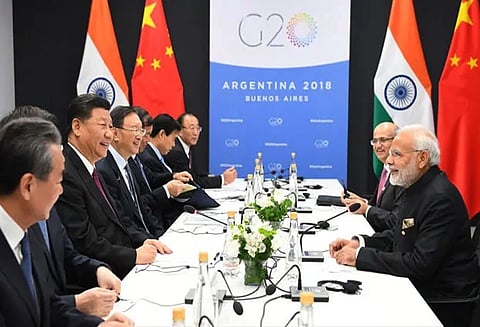 அர்ஜென்டினாவில் ‘ஜி-20’ உச்சி மாநாடு தொடங்கியது: சீன அதிபர் ஜின்பிங்கை பிரதமர் மோடி சந்தித்தார் - சவுதி இளவரசருடனும் பேச்சுவார்த்தை