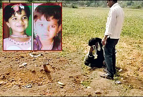 கால்வாயில் பஸ் கவிழ்ந்த விபத்தில் பலியான 2 சிறுமிகளின் நினைவிடத்திற்கு சென்று தினமும் கதறி அழும் தந்தை