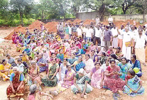 நாகர்கோவிலில் உரக்கிடங்கு அமைக்க எதிர்ப்பு தெரிவித்து மக்கள் போராட்டம