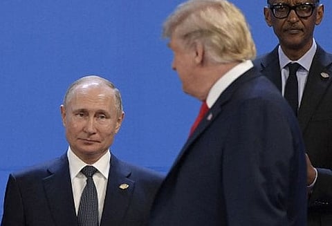 ஜி 20 மாநாடு: புதினை கண்டுகொள்ளாமல் கடந்து சென்ற டிரம்ப்