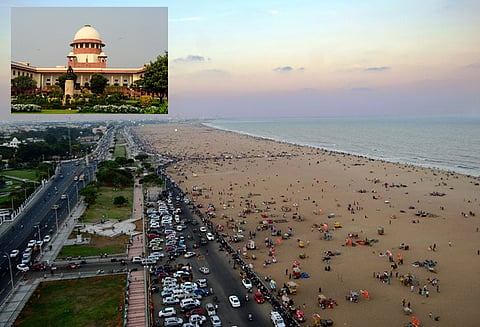 மெரினாவில் போராட்டம் நடத்த தடை - அய்யாக்கண்ணு மனுவை தள்ளுபடி செய்து சுப்ரீம் கோர்ட்டு உத்தரவு