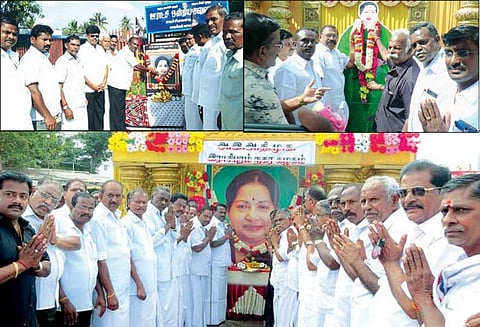 மாவட்டத்தில் ஜெயலலிதா நினைவு தினம் அனுசரிப்பு