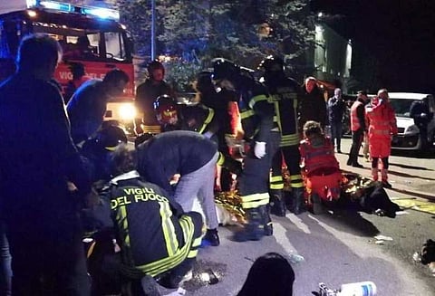 இத்தாலியில் நைட் கிளப்பில் கூட்ட நெரிசல்; 6 பேர் பலி