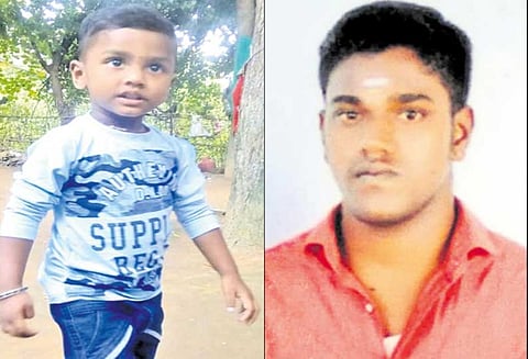 பனையூரில் பரிதாபம்: 1½ வயது குழந்தையை கொன்று காவலாளி தற்கொலை