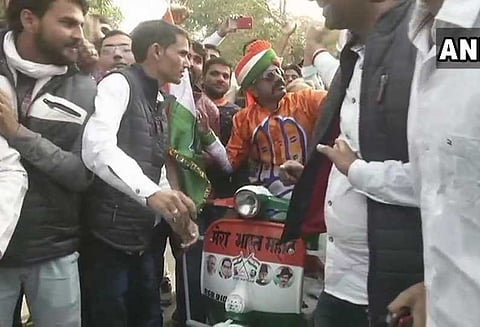 ராஜஸ்தானில் காங்கிரஸ் 7, பா.ஜ.க. 6 இடங்களில் முன்னிலை