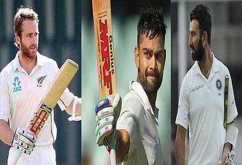 டெஸ்ட் பேட்ஸ்மேன்கள் தரவரிசையில் புஜாரா, வில்லியம்சன் முன்னேற்றம் - கோலியின் ‘நம்பர் ஒன்’ இடத்துக்கு ஆபத்து