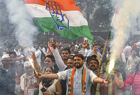 ஐந்து மாநில தேர்தல் முடிவுகள்: வாக்கு வங்கியை இழக்கும் பாரதீய ஜனதா -கட்சி வாரியாக வாக்கு சதவீதம்