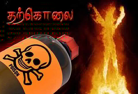 தனித்தனி சம்பவத்தில்: மாணவி உள்பட 3 பேர் தற்கொலை