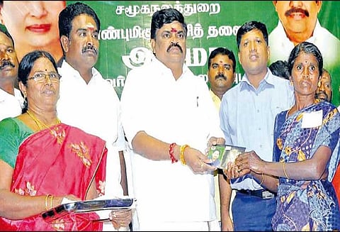 700 பெண்களுக்கு திருமண நிதி உதவி அமைச்சர் கே.டி.ராஜேந்திரபாலாஜி வழங்கினார்