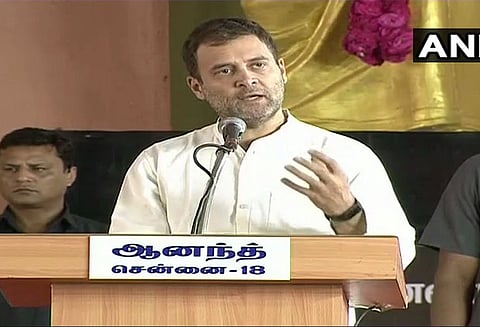 தமிழக மக்களின் மகிழ்ச்சியையும், வலிமையையும் தன்னுடையதாக கருதியவர் கருணாநிதி - ராகுல் காந்தி