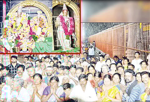 மார்கழி மாத பிறப்பை முன்னிட்டு அருணாசலேஸ்வரர் கோவிலில் சிறப்பு பூஜை திரளான பக்தர்கள் சாமி தரிசனம்