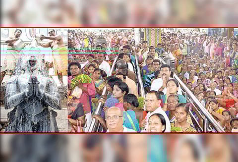 நாமக்கல் ஆஞ்சநேயர் கோவிலில் சிறப்பு அபிஷேகம் திரளான பக்தர்கள் சாமி தரிசனம்