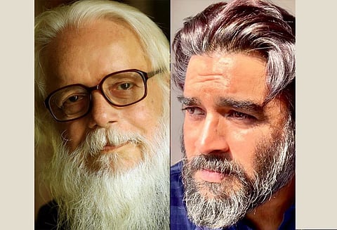 படமாகும் விஞ்ஞானி வாழ்க்கை - நம்பி நாராயணன் தோற்றத்தில் மாதவன்