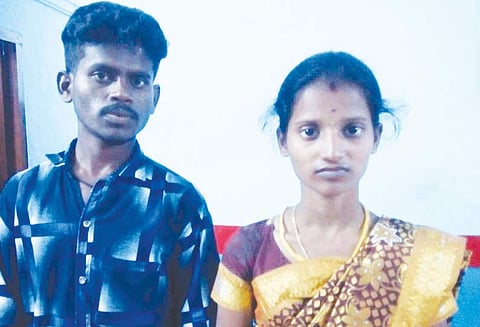 பாதுகாப்பு கேட்டு காதல் ஜோடி போலீஸ் நிலையத்தில் தஞ்சம்