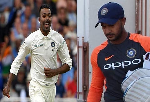 ஆஸ்திரேலியாவுக்கு எதிரான எஞ்சிய டெஸ்ட் தொடருக்கான இந்திய அணியில் மயங்க் அகர்வால், ஹர்திக் பாண்ட்யா சேர்ப்பு - பிரித்வி ஷா விலகல்